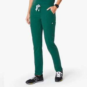 FIGS yola scrub pant HUNTER GREEN